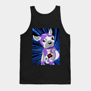 Robot French bulldog Tank Top